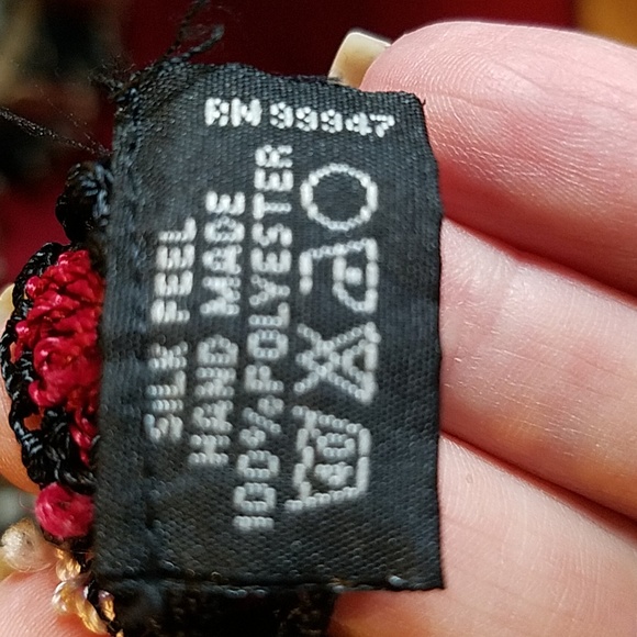 Boho Embroirdered Shawl/Scarf/Wrap - Picture 11 of 11